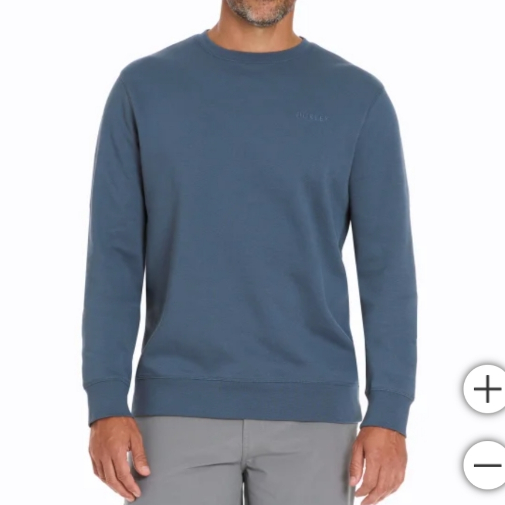 Hurley Men's Crewneck Sweatshirt M Mt1 Blue